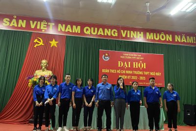 ĐẠI HỘI ĐẠI BIỂU ĐOÀN TNCS HỒ CHÍ MINH TRƯỜNG THPT NGÔ MÂY LẦN THỨ XIV, NHIỆM KÌ 2022-2023