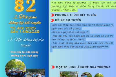 THÔNG BÁO TUYỂN SINH LỚP 6 NĂM HỌC 2025-2026