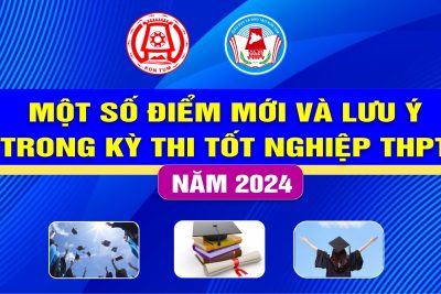 MỘT SỐ ĐIỂM MỚI VÀ LƯU Ý TRONG KỲ THI TỐT NGHIỆP THPT 2024